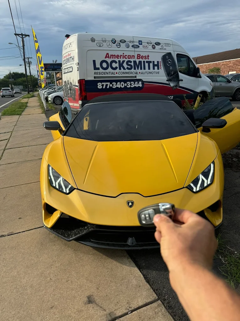 Lamborghini Huracán smart key replacement programmed on-site
