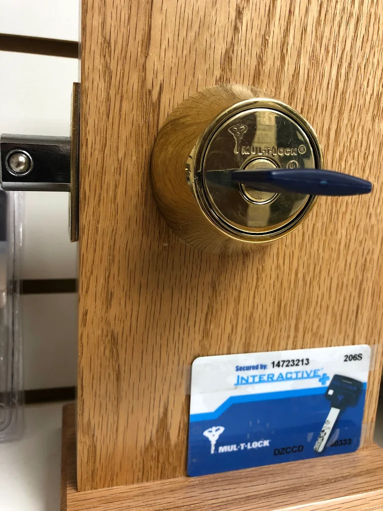 High-security multi-point deadbolt installation
