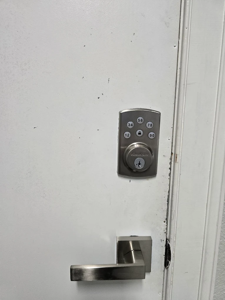 Residential lock upgrade with new high-quality hardware